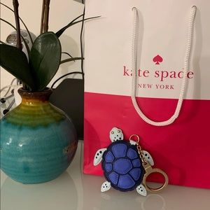 Kate Spade turtle keychain